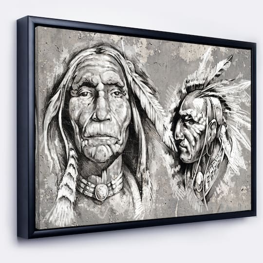 Designart - Native American Indian Heads